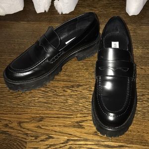 Steve Madden platform loafers
